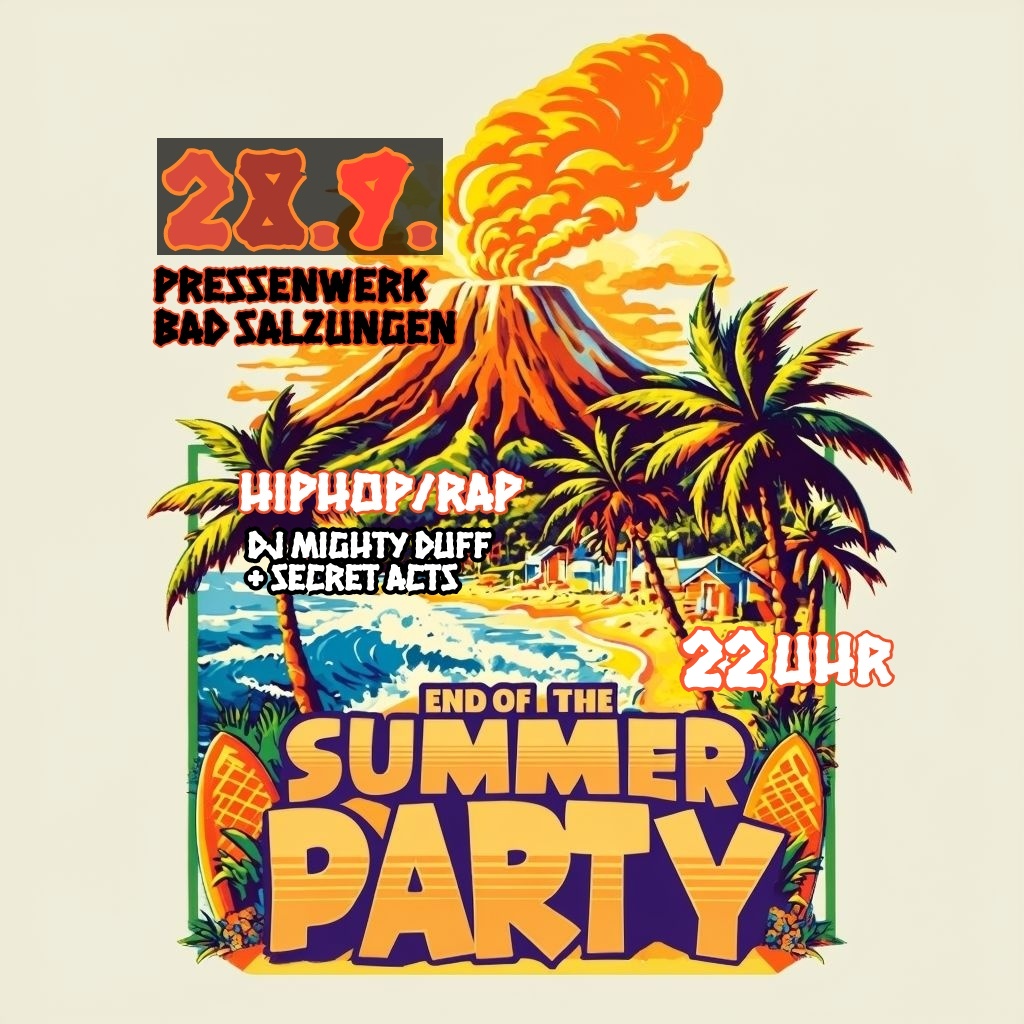 >> END OF THE SUMMER PARTY <<