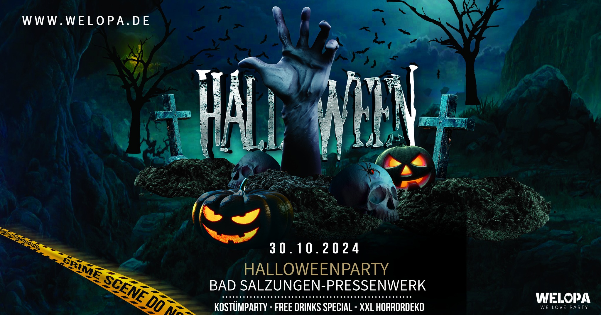 Die XXL-HALLOWEENPARTY